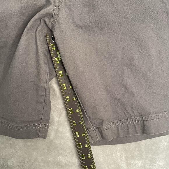 Columbia Mens 38 Chino Shorts 10” Inseam Regular Fit Gray Outdoor Fishing Pocket - Picture 5 of 9